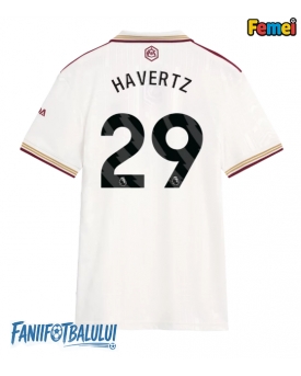 Arsenal Kai Havertz #29 Tricou Fotbal Replică 2025-26 Femei Treilea